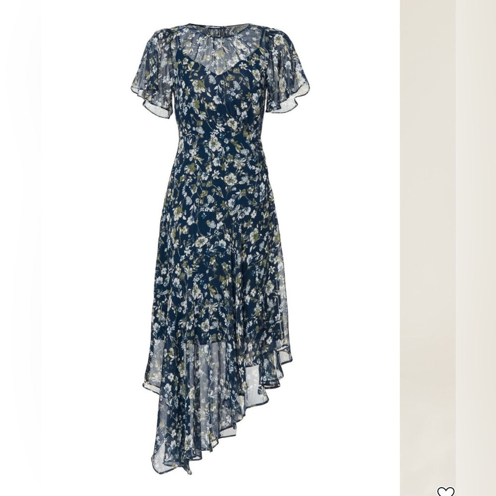 ASTR Blue Floral Dress sz 10 - NWOT